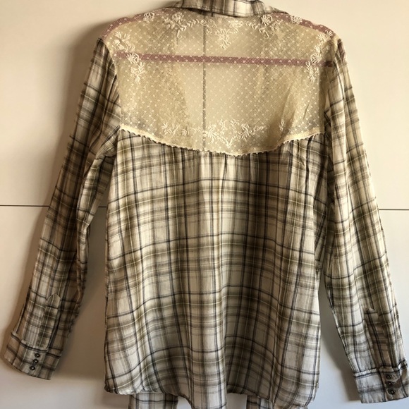 Free People Button Down Blouse - Picture 2 of 4